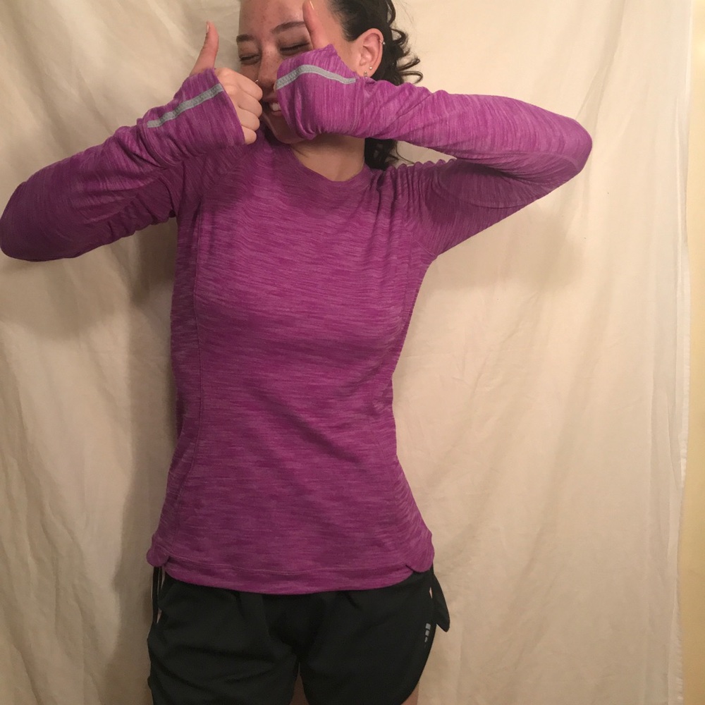 Lululemon Purple running Top